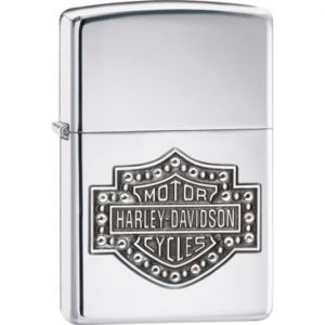 Zapalniczka benzynowa Zippo Harley Davidson Emblem High Polish Chrome